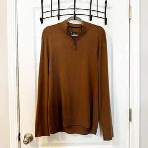 Smartwool Men’s Merino Wool Quarter Zip Pullover Sweater Size Large